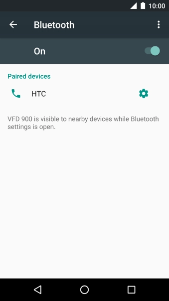 Press the Home key to return to the home screen.