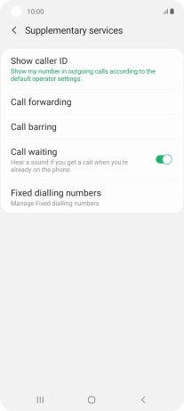 Press Fixed dialling numbers.