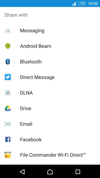 Press Bluetooth.