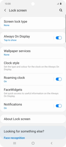 Press the Home key to return to the home screen.