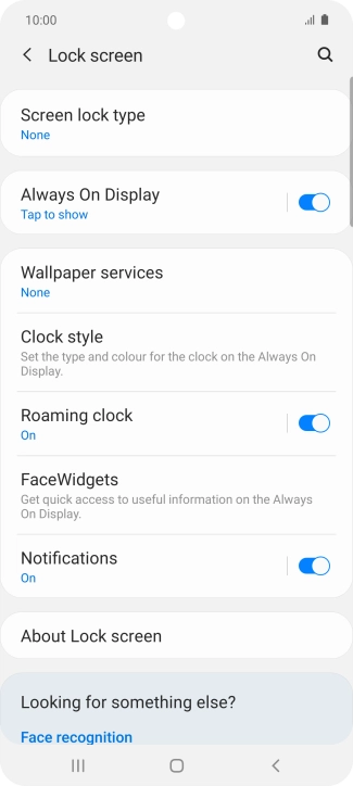 Press the Home key to return to the home screen.