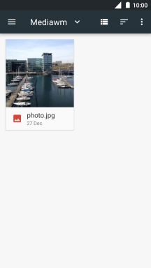 Press the required file.