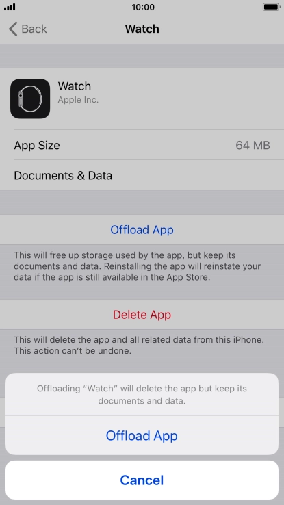 Press Offload App.