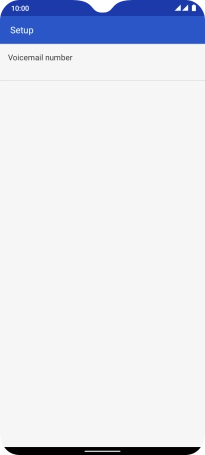 Press Voicemail number.
