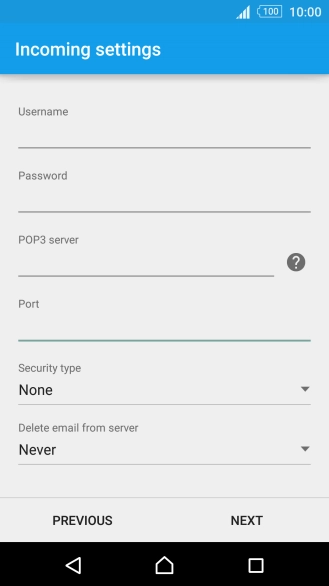 Press the drop down list below 