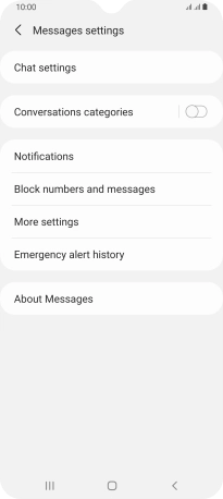 Press More settings.
