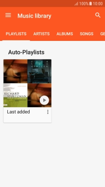 Press the required category.