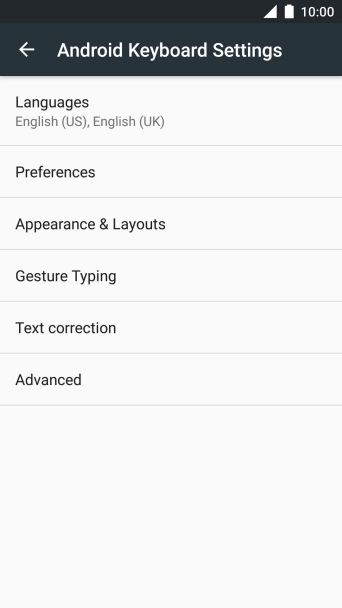 Press Text correction.