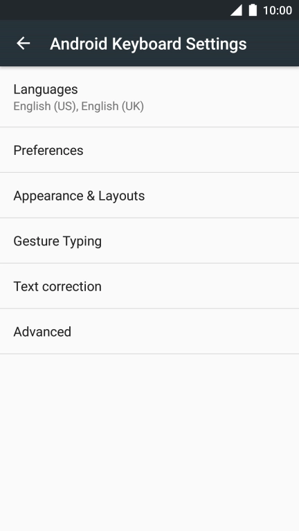 Press Text correction.