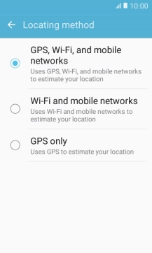 If you select GPS, Wi-Fi, and mobile networks, your phone can find your exact position using the GPS satellites, the mobile network and nearby Wi-Fi networks. Satellite-based GPS requires a clear view of the sky.