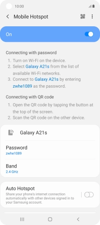 Press the Home key to return to the home screen.