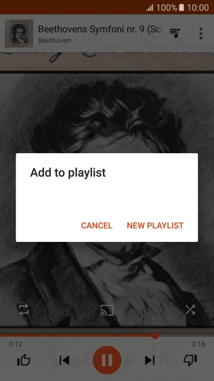 Press NEW PLAYLIST.