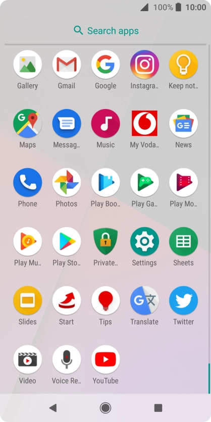 Press Play Store.