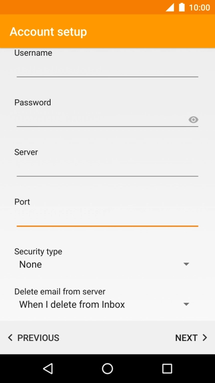 Press the drop down list below 