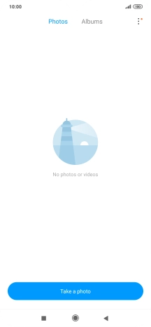 Press Albums and go to the required folder.