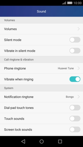 Press Phone ringtone.
