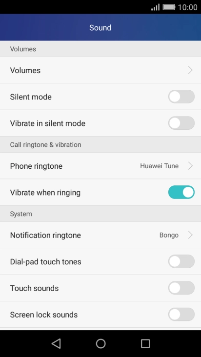 Press Phone ringtone.