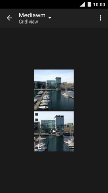Press and hold the required picture or video clip.