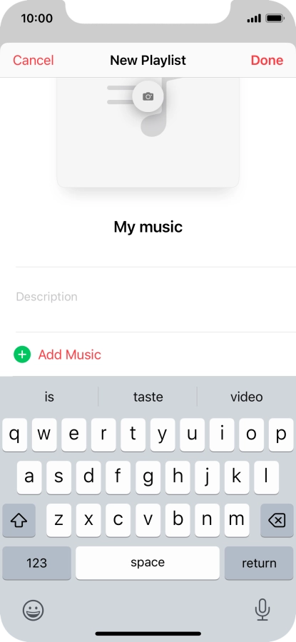 Press Add Music.