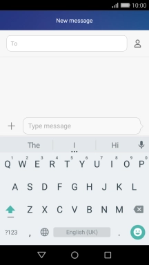 Open a new note, message or email message to bring up the keypad and your phone is ready for text input.
