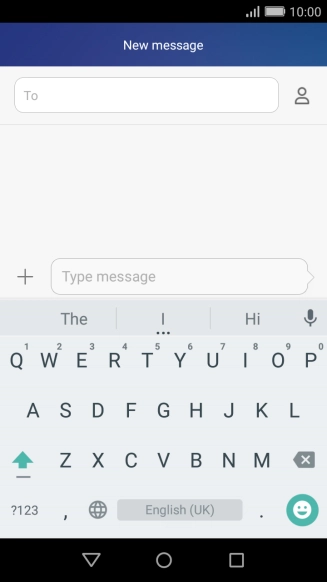 Open a new note, message or email message to bring up the keypad and your phone is ready for text input.