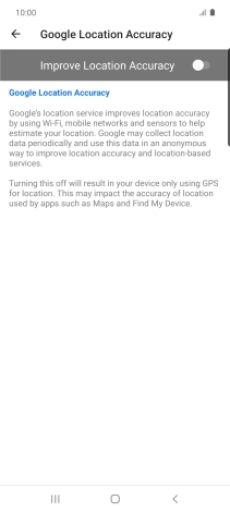 If you press the indicator next to 