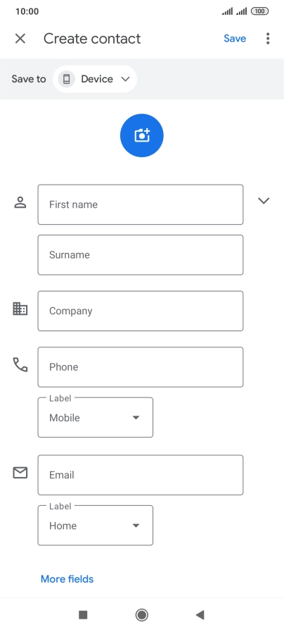 Press the drop down list next to 