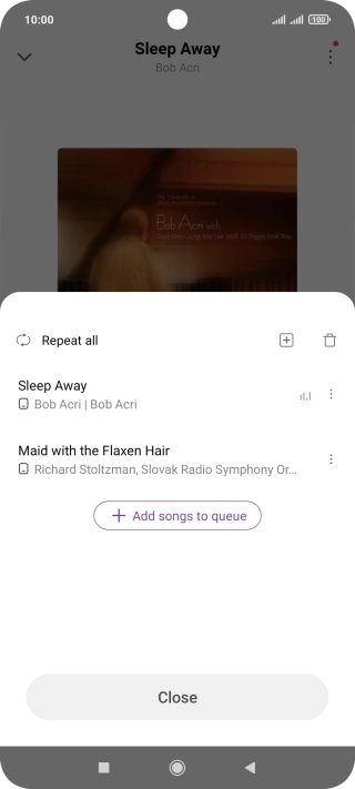 Press the add icon.