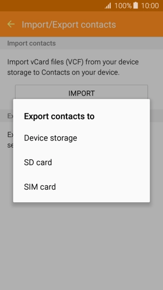 Press SIM card.