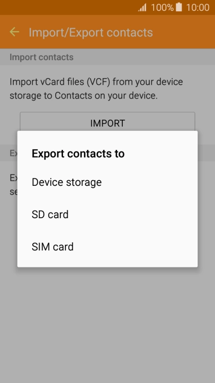 Press SIM card.