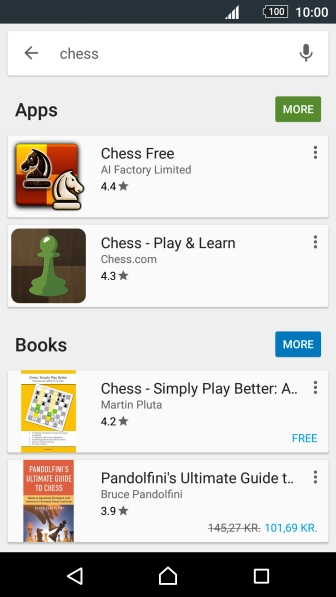 Press the required app.