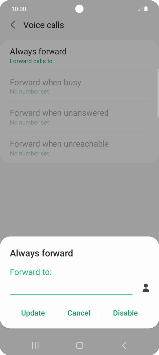 Press Disable.