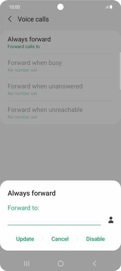Press Disable.
