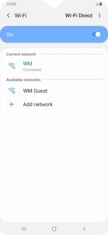 Press the Home key to return to the home screen.
