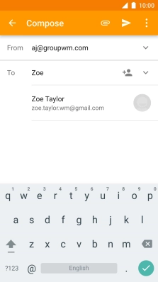 Press the required contact.