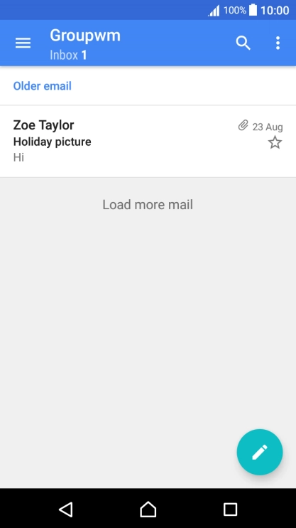 Press the Home key to return to the home screen.