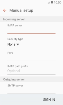 Press the drop down list below 