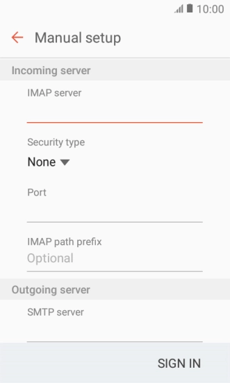 Press the drop down list below 