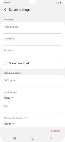 Press the drop down list below 