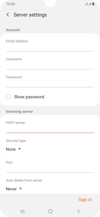 Press the drop down list below 
