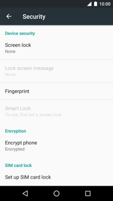Press the Home key to return to the home screen.