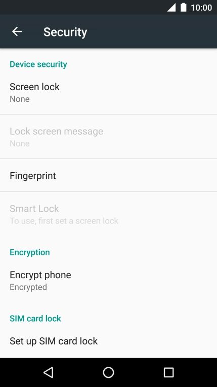 Press the Home key to return to the home screen.