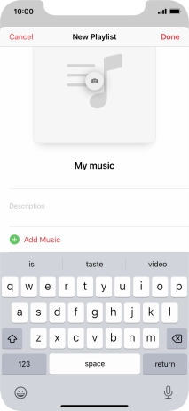 Press Add Music.