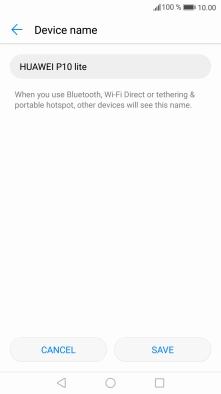 Key in the required Wi-Fi hotspot name and press SAVE.