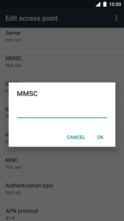 Key in http://www.vodafone.ie/mms and press OK.