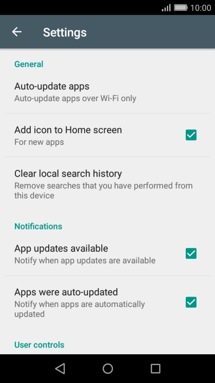 Press Auto-update apps.