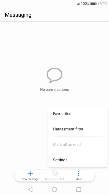 Press Settings.