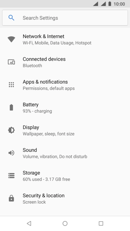 Press Apps & notifications.