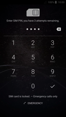 If you're asked to key in your PIN, do so and press the confirm icon.