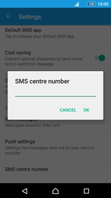 Key in +35387699989 and press OK.